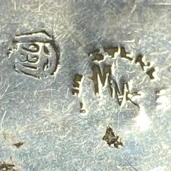 STERLING SILVER & TURQUOISE NECKLACE/BROOCH. MEXICO. - Picture 3 of 9